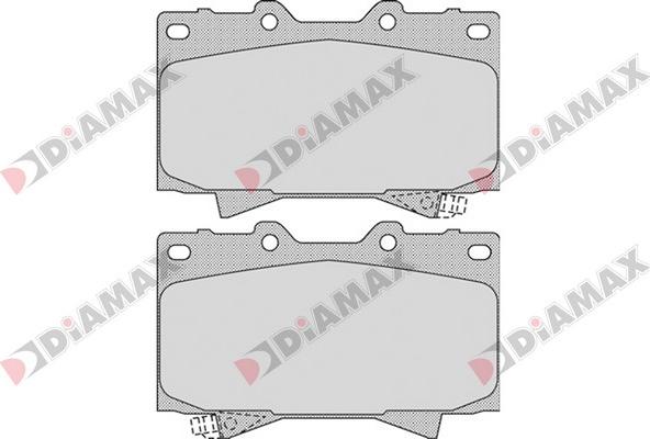 Diamax N09302 - Brake Pad Set, disc brake www.autospares.lv