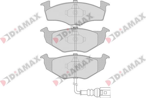 Diamax N09331 - Bremžu uzliku kompl., Disku bremzes www.autospares.lv