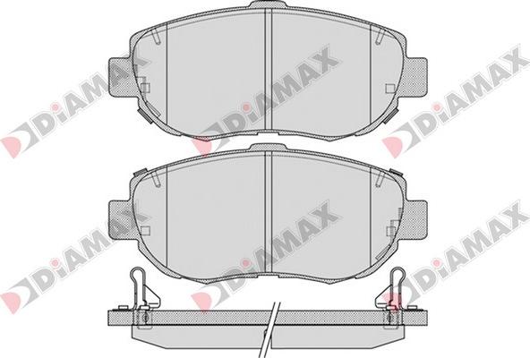 Diamax N09299 - Bremžu uzliku kompl., Disku bremzes www.autospares.lv