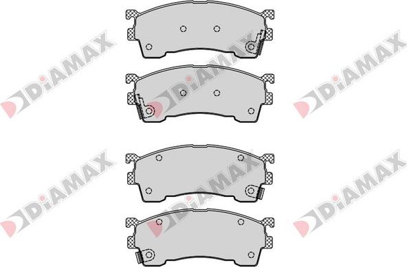 Diamax N09209 - Brake Pad Set, disc brake www.autospares.lv