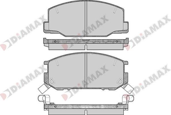 Diamax N09740 - Brake Pad Set, disc brake www.autospares.lv