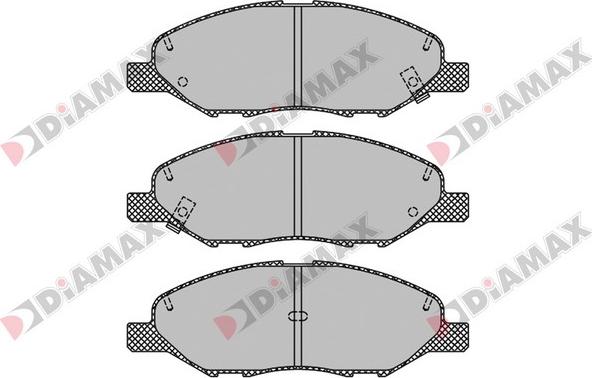 Diamax N09704 - Bremžu uzliku kompl., Disku bremzes autospares.lv