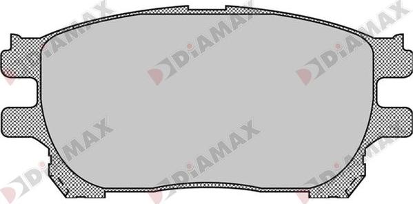 Diamax N09725 - Brake Pad Set, disc brake www.autospares.lv