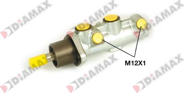 Diamax N04345 - Galvenais bremžu cilindrs www.autospares.lv