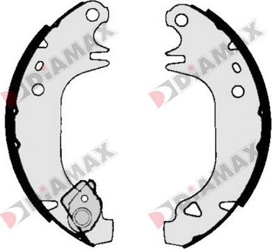 Diamax N01049 - Brake Shoe Set www.autospares.lv