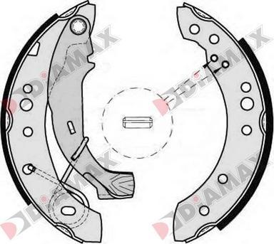 Diamax N01056 - Brake Shoe Set www.autospares.lv