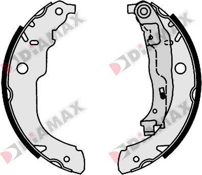 Diamax N01051 - Brake Shoe Set www.autospares.lv