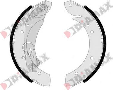 Diamax N01018 - Brake Shoe Set www.autospares.lv