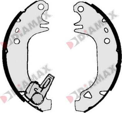 Diamax N01026 - Brake Shoe Set www.autospares.lv