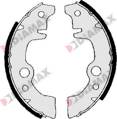 Diamax N01027 - Brake Shoe Set www.autospares.lv