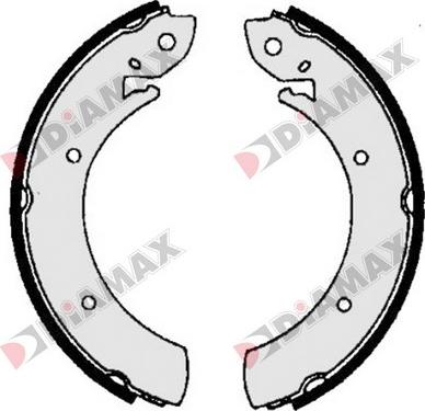 Diamax N01075 - Brake Shoe Set www.autospares.lv