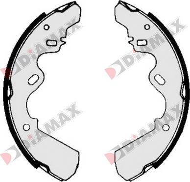 Diamax N01114 - Brake Shoe Set www.autospares.lv