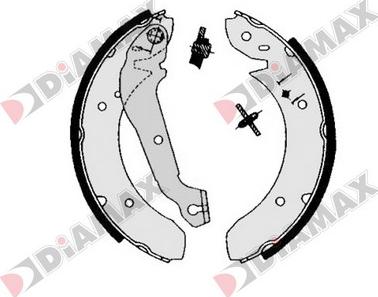 Diamax N01182 - Brake Shoe Set www.autospares.lv