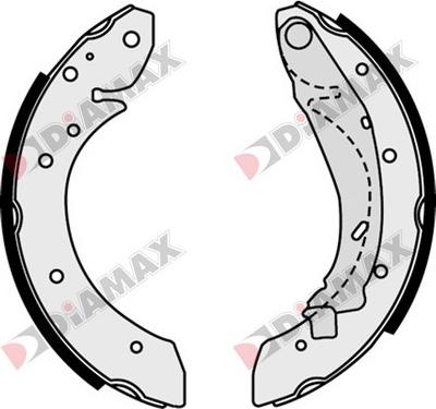 Diamax N01294 - Brake Shoe Set www.autospares.lv