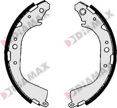 Diamax N01256 - Brake Shoe Set www.autospares.lv