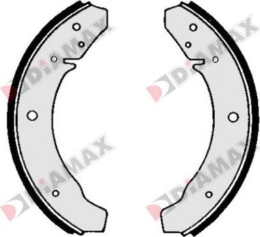 Diamax N01200 - Bremžu loku komplekts www.autospares.lv