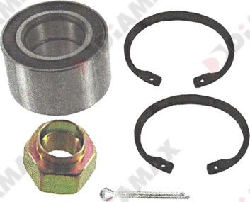 Diamax R1059K - Wheel hub, bearing Kit www.autospares.lv