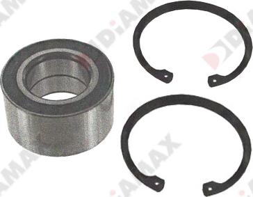 Diamax R1057K - Wheel hub, bearing Kit www.autospares.lv