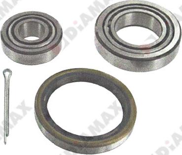 Diamax R1061K - Wheel hub, bearing Kit www.autospares.lv