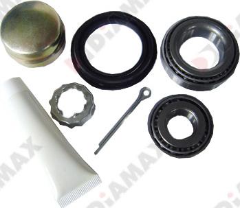 Diamax R1001K - Подшипник ступицы колеса, комплект www.autospares.lv