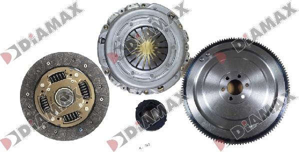 Diamax T5098K4 - Clutch Kit www.autospares.lv