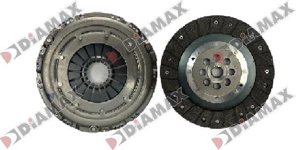 Diamax T5077K2 - Комплект сцепления www.autospares.lv