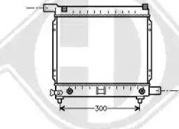 Diederichs 8500319 - Радиатор, охлаждение двигателя www.autospares.lv