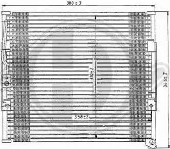 Diederichs 8520501 - Kondensators, Gaisa kond. sistēma www.autospares.lv