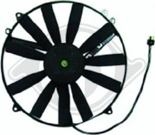 Diederichs 8162001 - Fan, A / C condenser www.autospares.lv