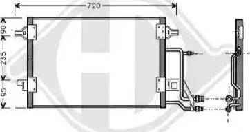 Diederichs 8102400 - Kondensators, Gaisa kond. sistēma www.autospares.lv