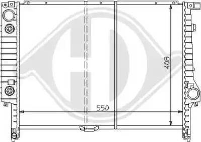 Diederichs 8102180 - Radiators, Motora dzesēšanas sistēma www.autospares.lv