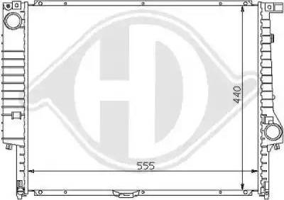 Diederichs 8102171 - Radiators, Motora dzesēšanas sistēma www.autospares.lv