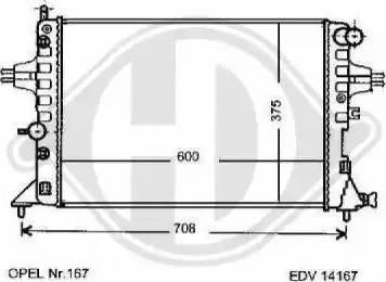 Diederichs 8125218 - Radiators, Motora dzesēšanas sistēma www.autospares.lv