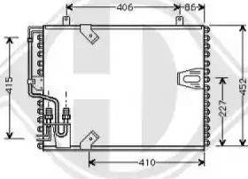 Diederichs 8122200 - Конденсатор кондиционера www.autospares.lv