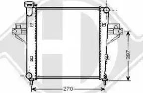 Diederichs 8260000 - Radiators, Motora dzesēšanas sistēma www.autospares.lv