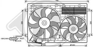 Diederichs 8229503 - Ventilators, Motora dzesēšanas sistēma www.autospares.lv