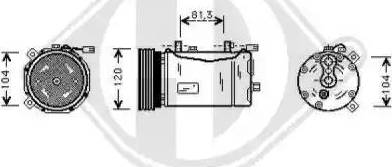 Diederichs 7221200 - Compressor, air conditioning www.autospares.lv