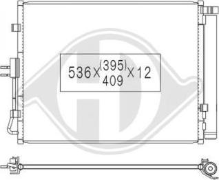 Diederichs DCC1942 - Kondensators, Gaisa kond. sistēma www.autospares.lv