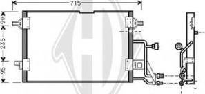 Diederichs DCC1015 - Kondensators, Gaisa kond. sistēma www.autospares.lv