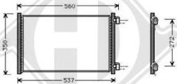 Diederichs DCC1142 - Kondensators, Gaisa kond. sistēma www.autospares.lv