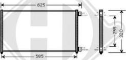 Diederichs DCC1155 - Kondensators, Gaisa kond. sistēma www.autospares.lv