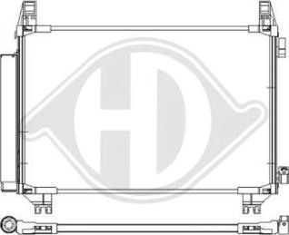 Diederichs DCC1849 - Kondensators, Gaisa kond. sistēma www.autospares.lv