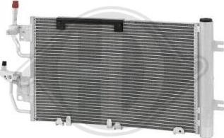 Diederichs DCC1735 - Condenser, air conditioning www.autospares.lv