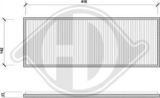 Diederichs DCI0001 - Filtrs, Salona telpas gaiss www.autospares.lv