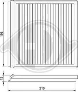 Diederichs DCI0018 - Filtrs, Salona telpas gaiss autospares.lv