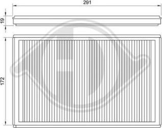 Diederichs DCI0017 - Filtrs, Salona telpas gaiss www.autospares.lv