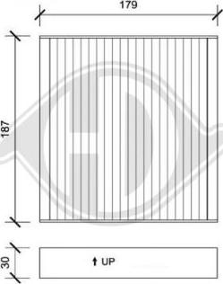 Diederichs DCI0089 - Filter, interior air www.autospares.lv