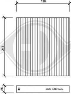 Diederichs DCI0084 - Filtrs, Salona telpas gaiss autospares.lv