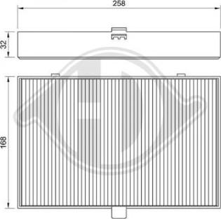 Diederichs DCI0030 - Filtrs, Salona telpas gaiss www.autospares.lv