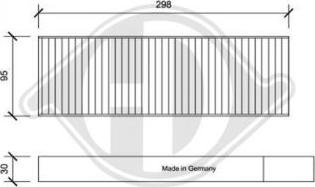 Diederichs DCI0192S - Filtrs, Salona telpas gaiss autospares.lv